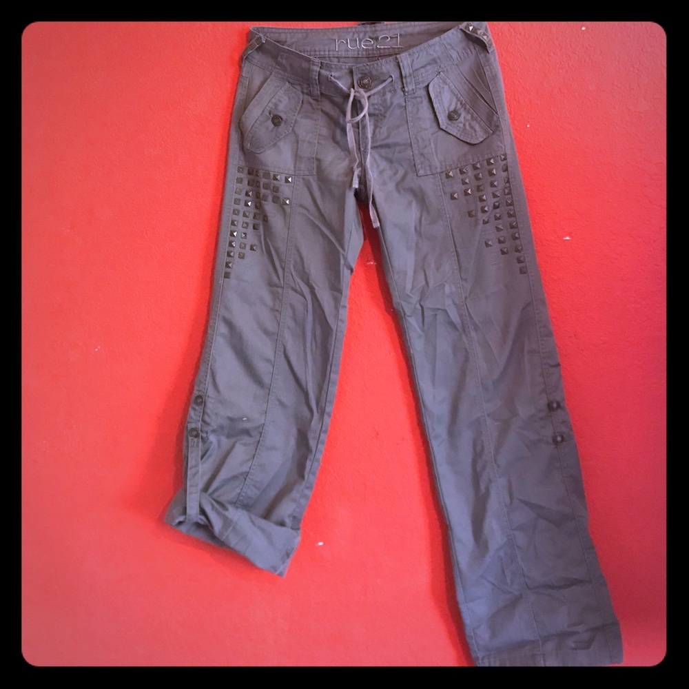 Gray pants